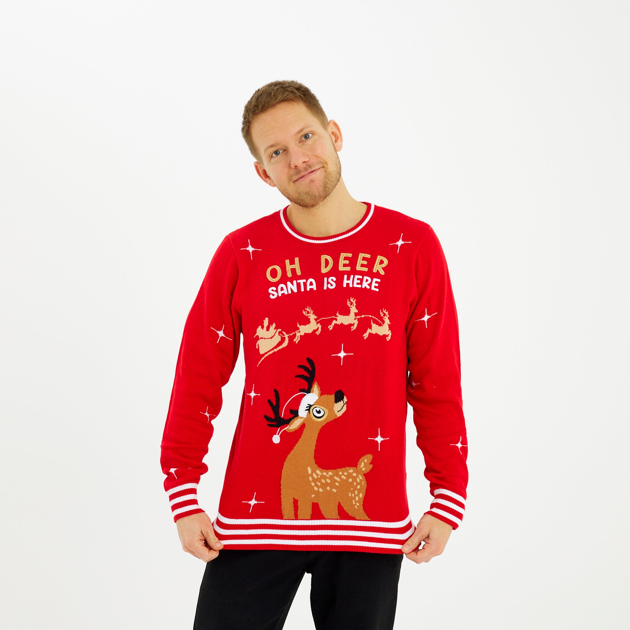 Oh Deer Sweater - Herr.